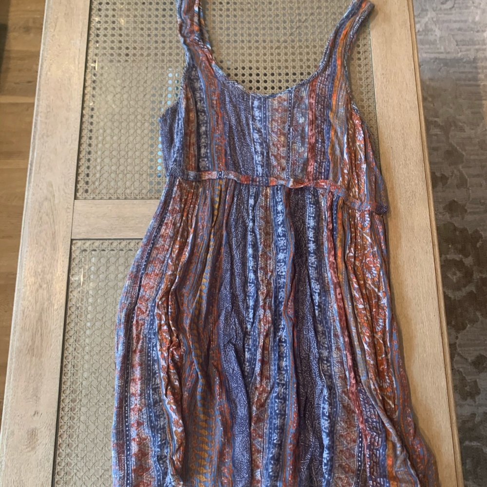 Ecoté printed mini dress